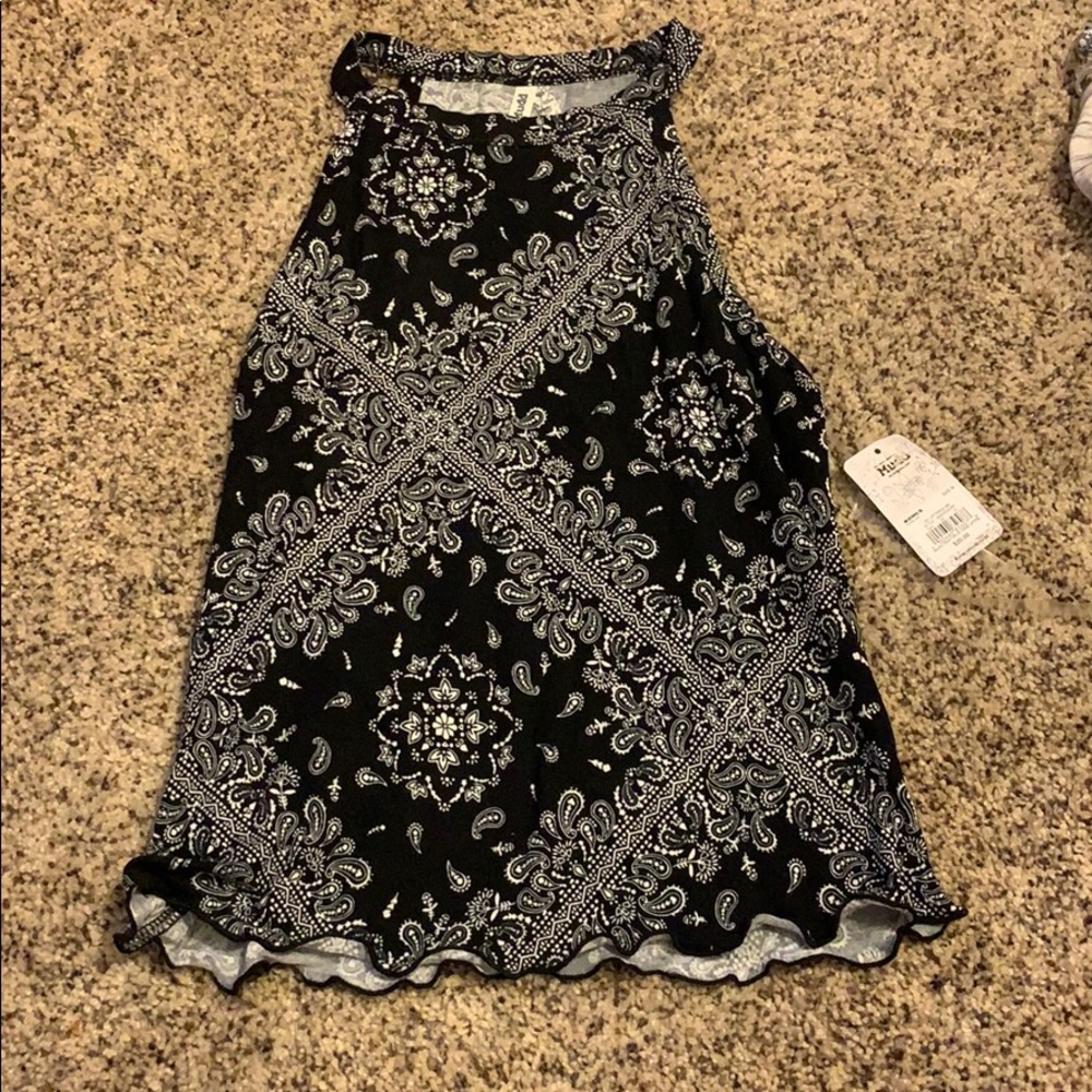Medium high neck tank top New with tags